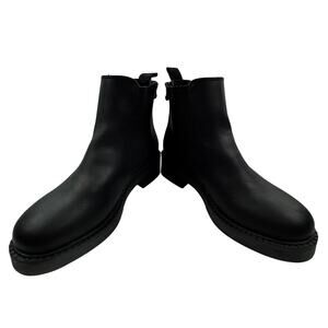 Blowfish Malibu Black Layten Vegan Leather Chelsea Booties Women's Size 5
